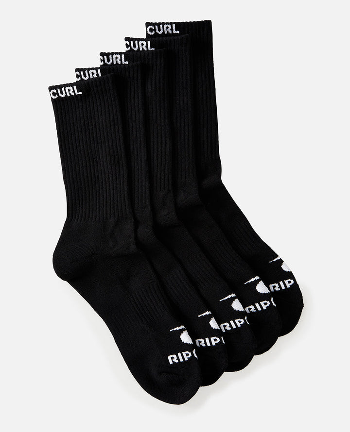 Rip Curl Men Brand Crew Sock 5-Pk 007MSO