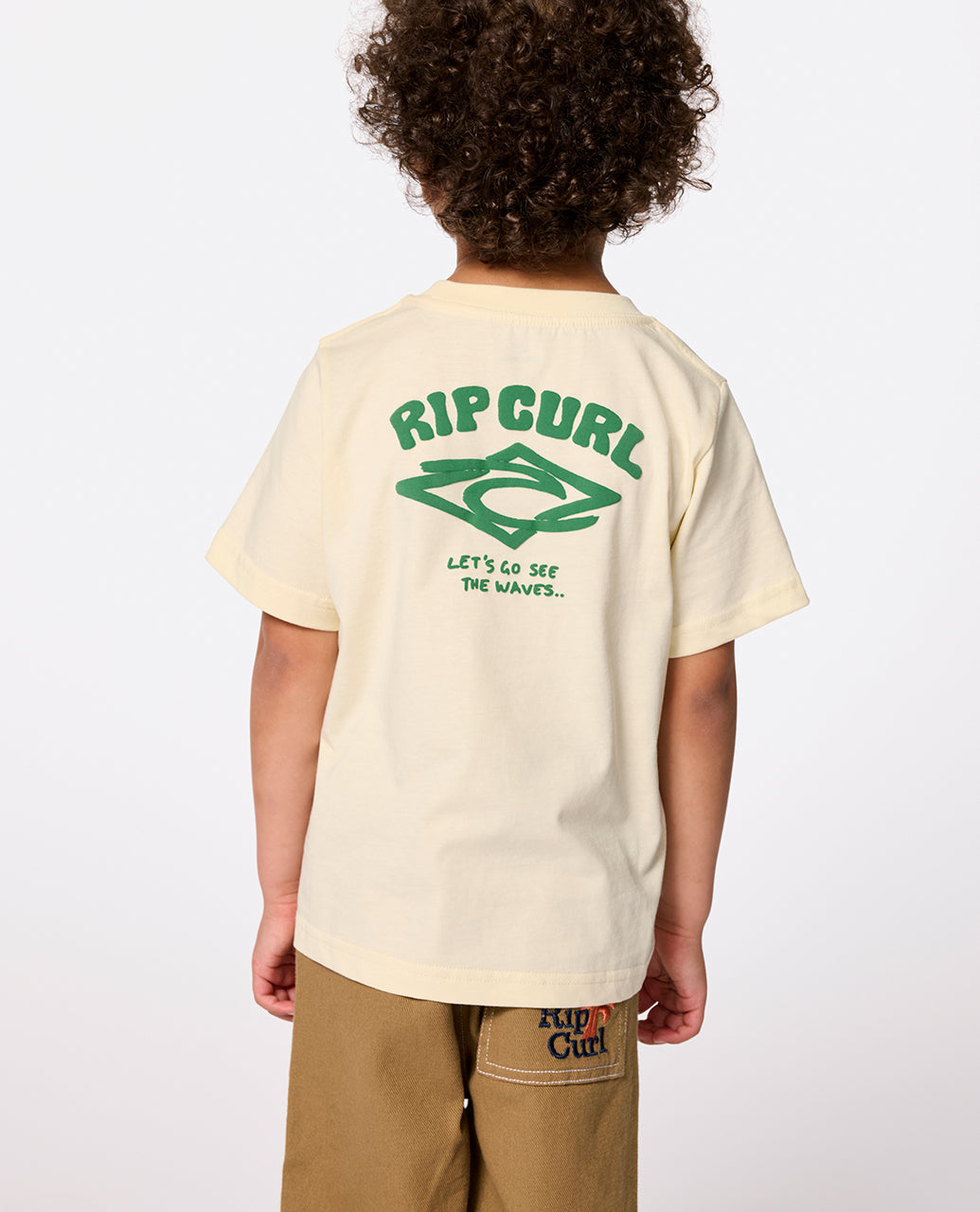 Rip Curl Boy Wave Dayz Logo Tee -Boy 02DTTE