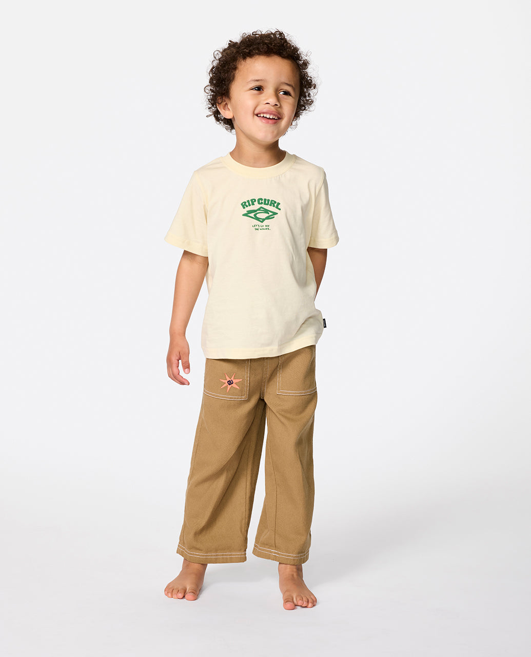 Rip Curl Boy Wave Dayz Logo Tee -Boy 02DTTE