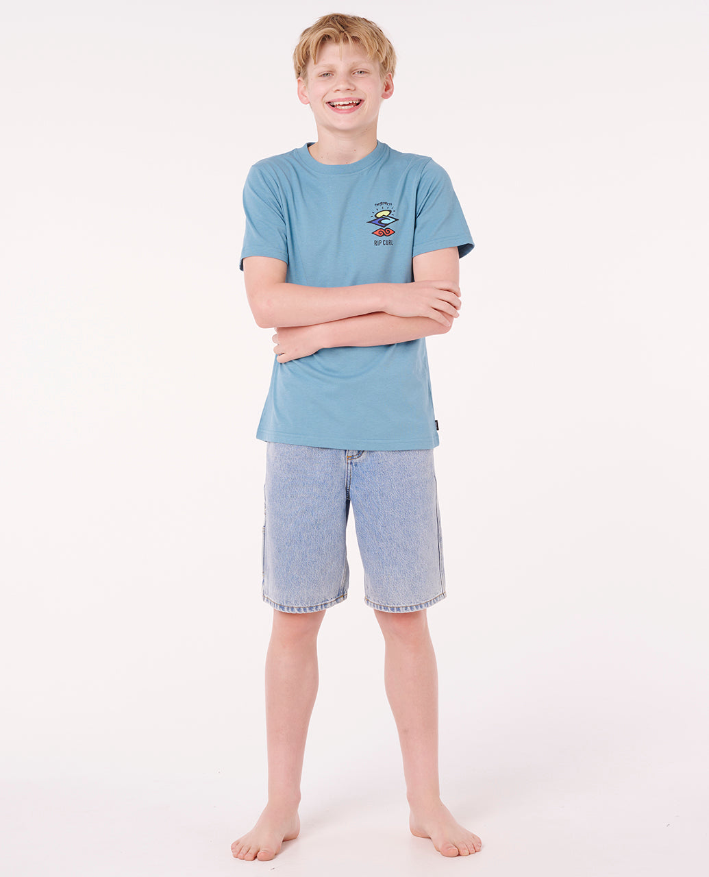 Rip Curl Boy Search Icon Tee -Boy 04ABTE