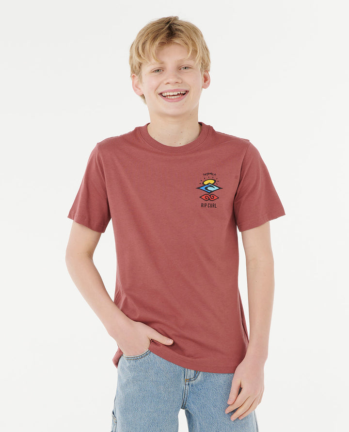 Rip Curl Boy Search Icon Tee -Boy 04ABTE