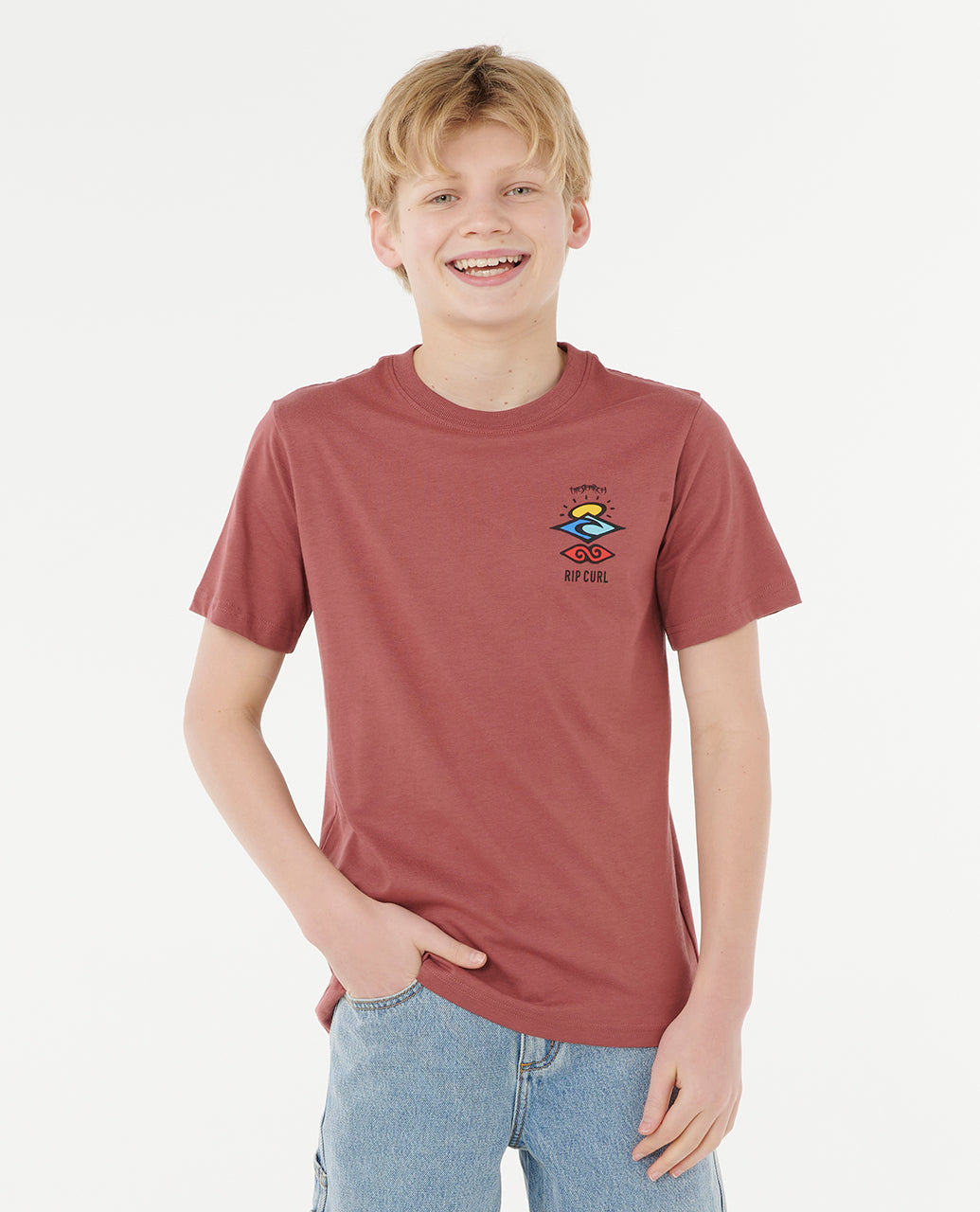 Rip Curl Boy Search Icon Tee -Boy 04ABTE