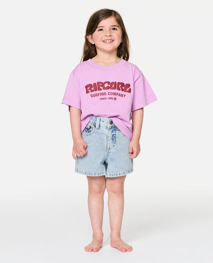 Rip Curl Girl Surf Puff Relaxed Tee Girl 04EJTE