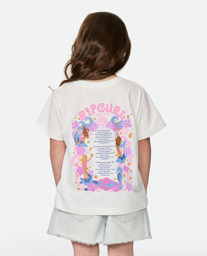 Rip Curl Girl Sunshine Club Band Tee - Girl 054JTE