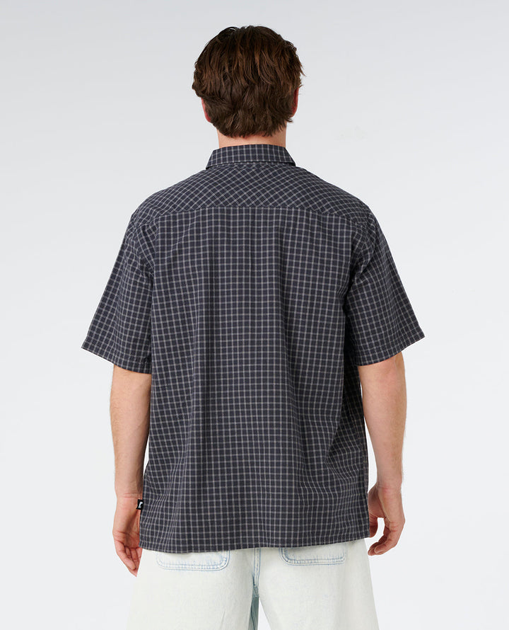Rip Curl Men Liquid Trips Check S/S Shirt 06WMSH