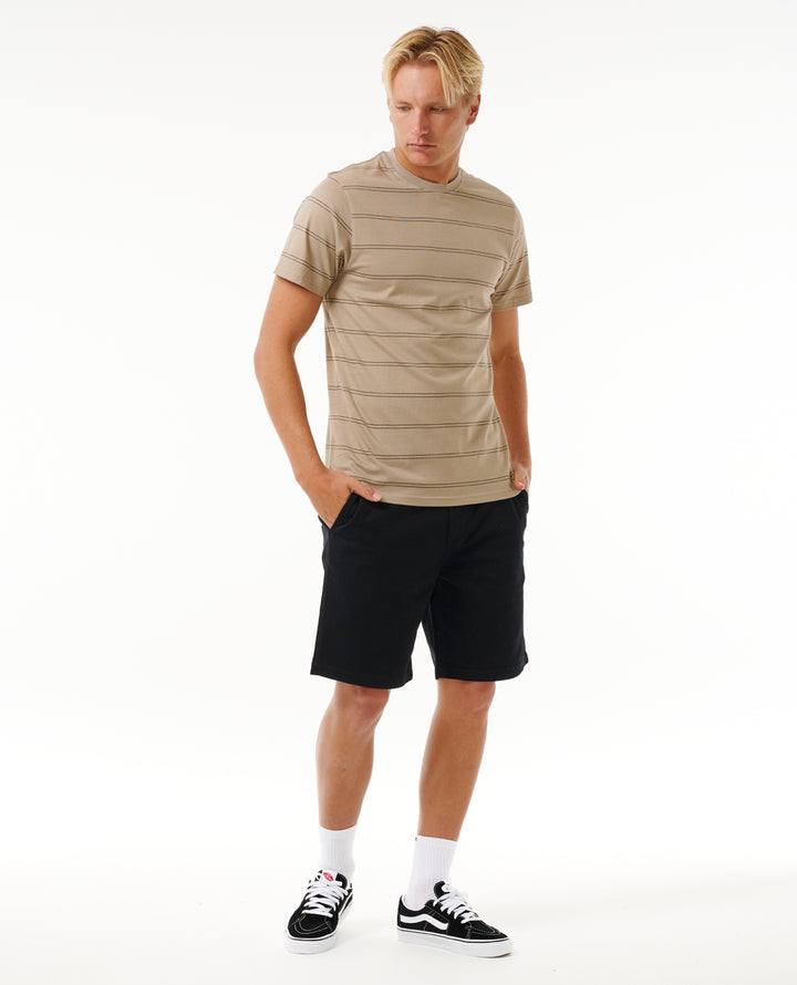 Rip Curl Men Plain Stripe Tee 0BSMTE