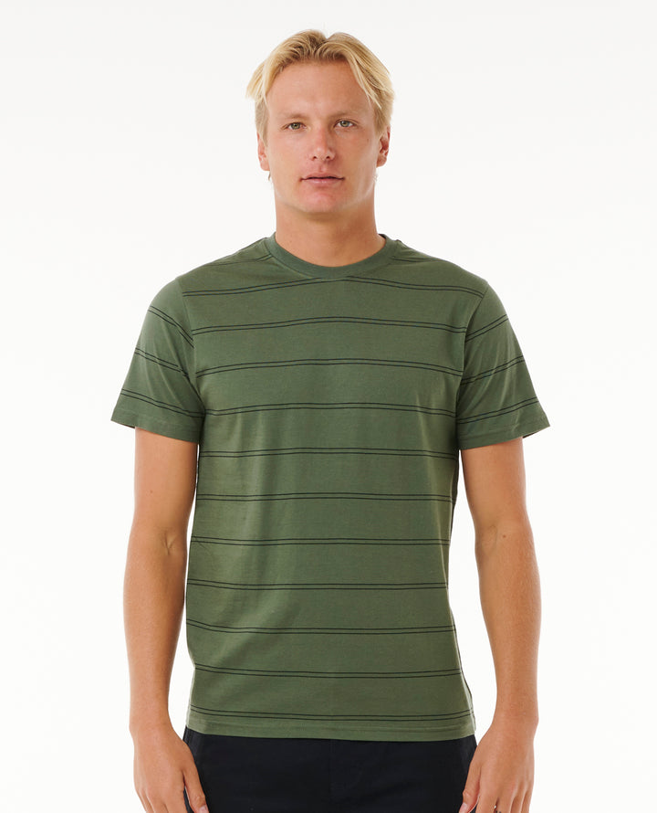 Rip Curl Men Plain Stripe Tee 0BSMTE