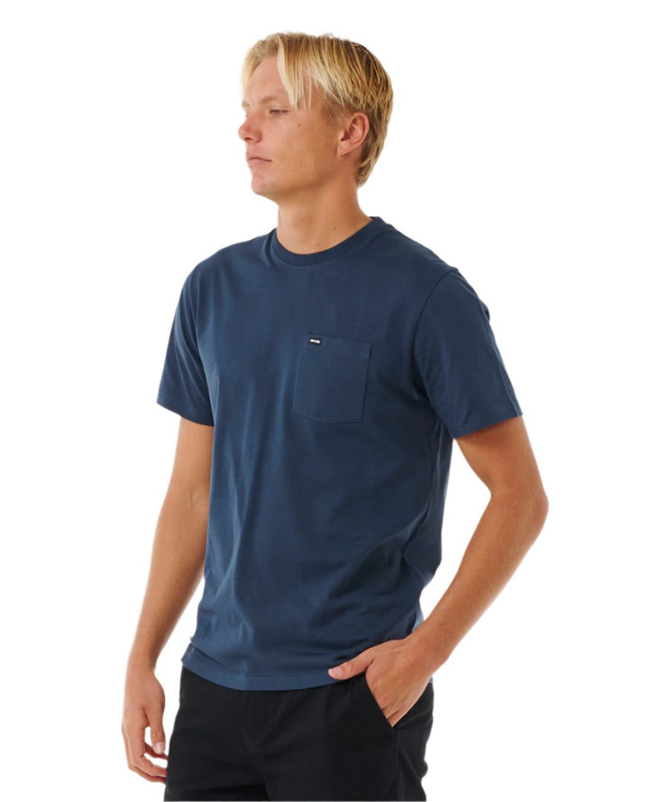 Rip Curl Men Plain Pocket Tee 0BTMTE