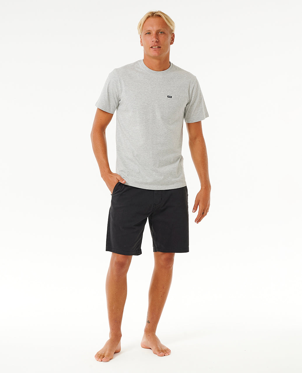 Rip Curl Men Plain Pocket Tee 0BTMTE