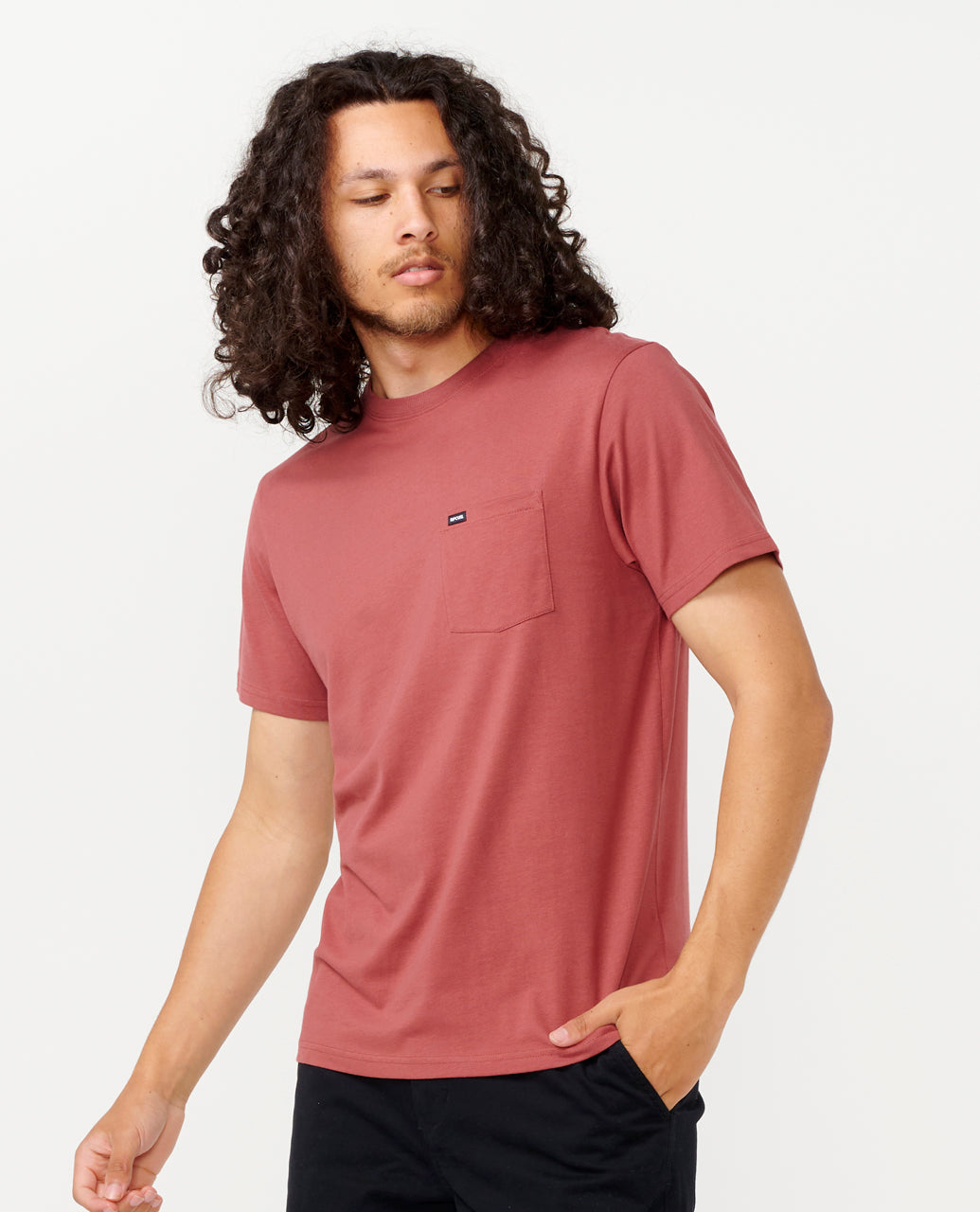 Rip Curl Men Plain Pocket Tee 0BTMTE