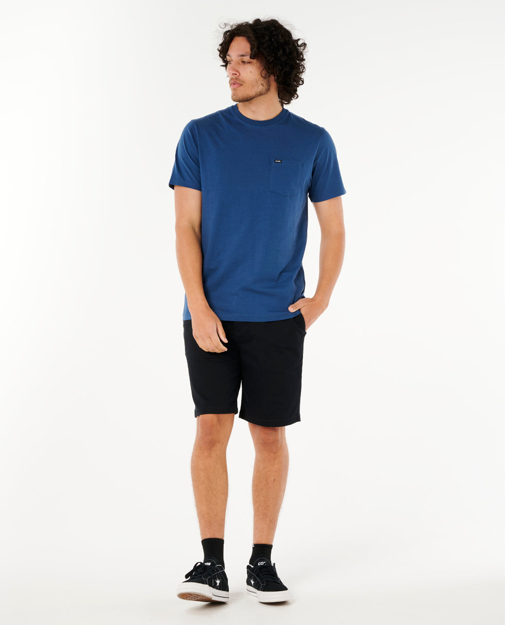 Rip Curl Men Plain Pocket Tee 0BTMTE