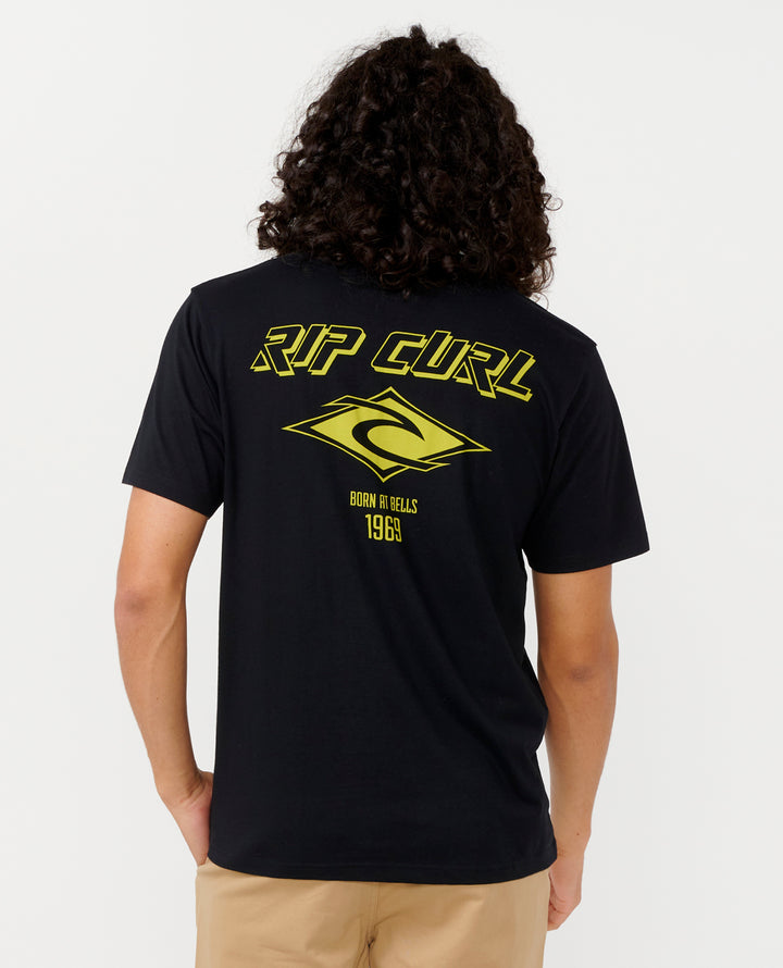 Rip Curl Men Fade Out Icon Tee 0CAMTE