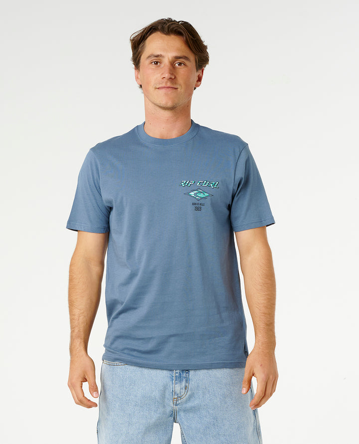 Rip Curl Men Fade Out Icon Tee 0CAMTE