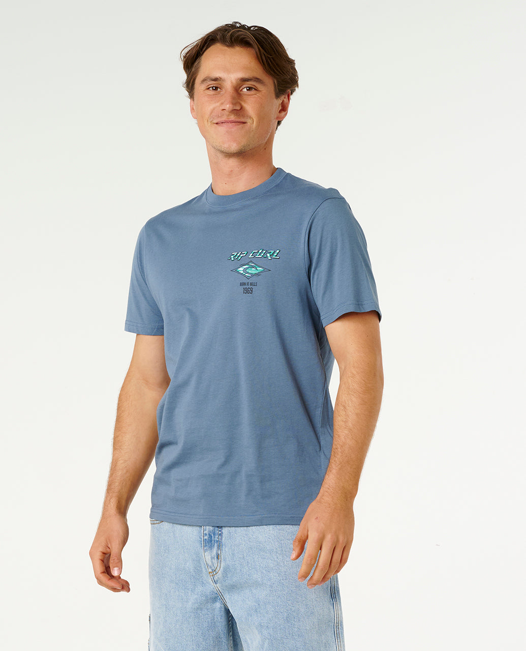 Rip Curl Men Fade Out Icon Tee 0CAMTE
