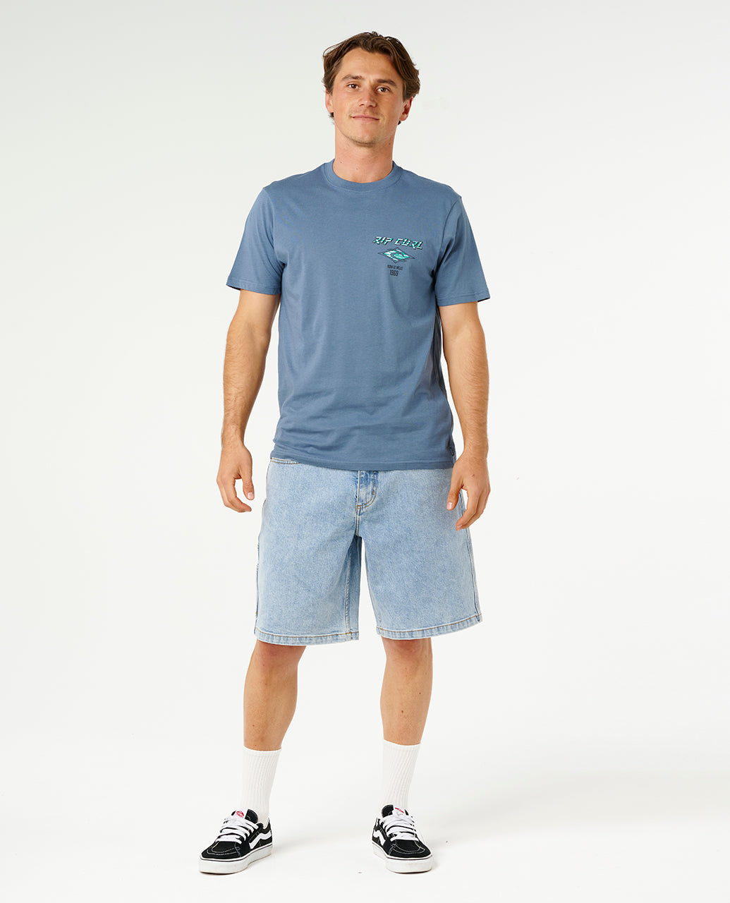 Rip Curl Men Fade Out Icon Tee 0CAMTE