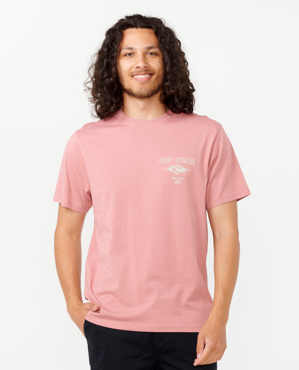 Rip Curl Men Fade Out Icon Tee 0CAMTE