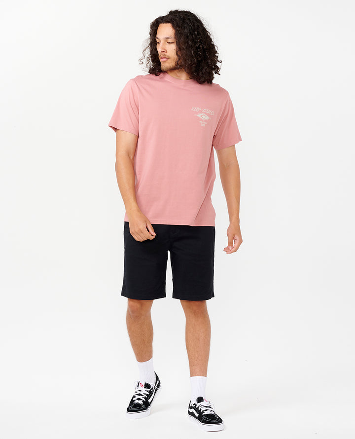 Rip Curl Men Fade Out Icon Tee 0CAMTE