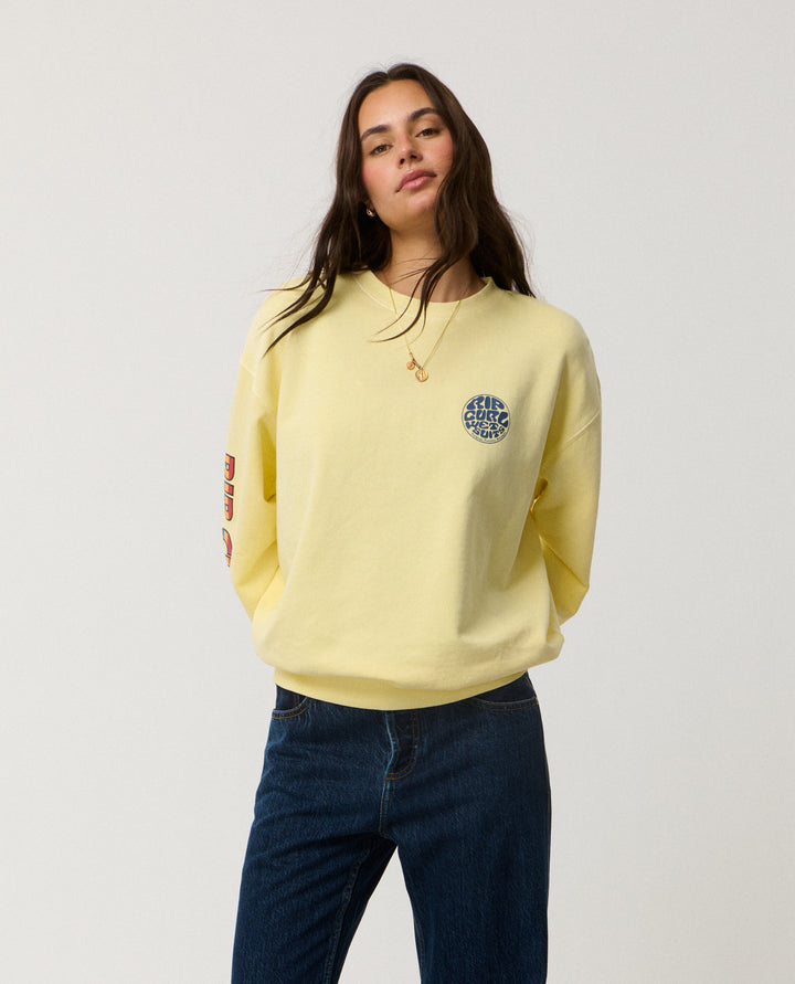 Rip Curl Women Sg Heritage Oversized Fleece 0EJWFL