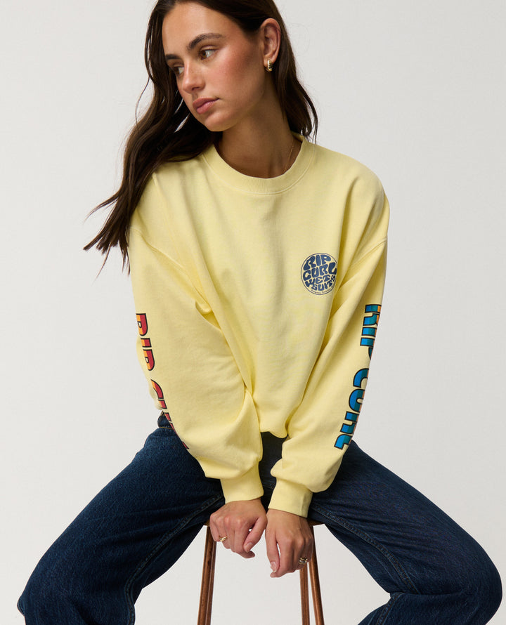 Rip Curl Women Sg Heritage Oversized Fleece 0EJWFL
