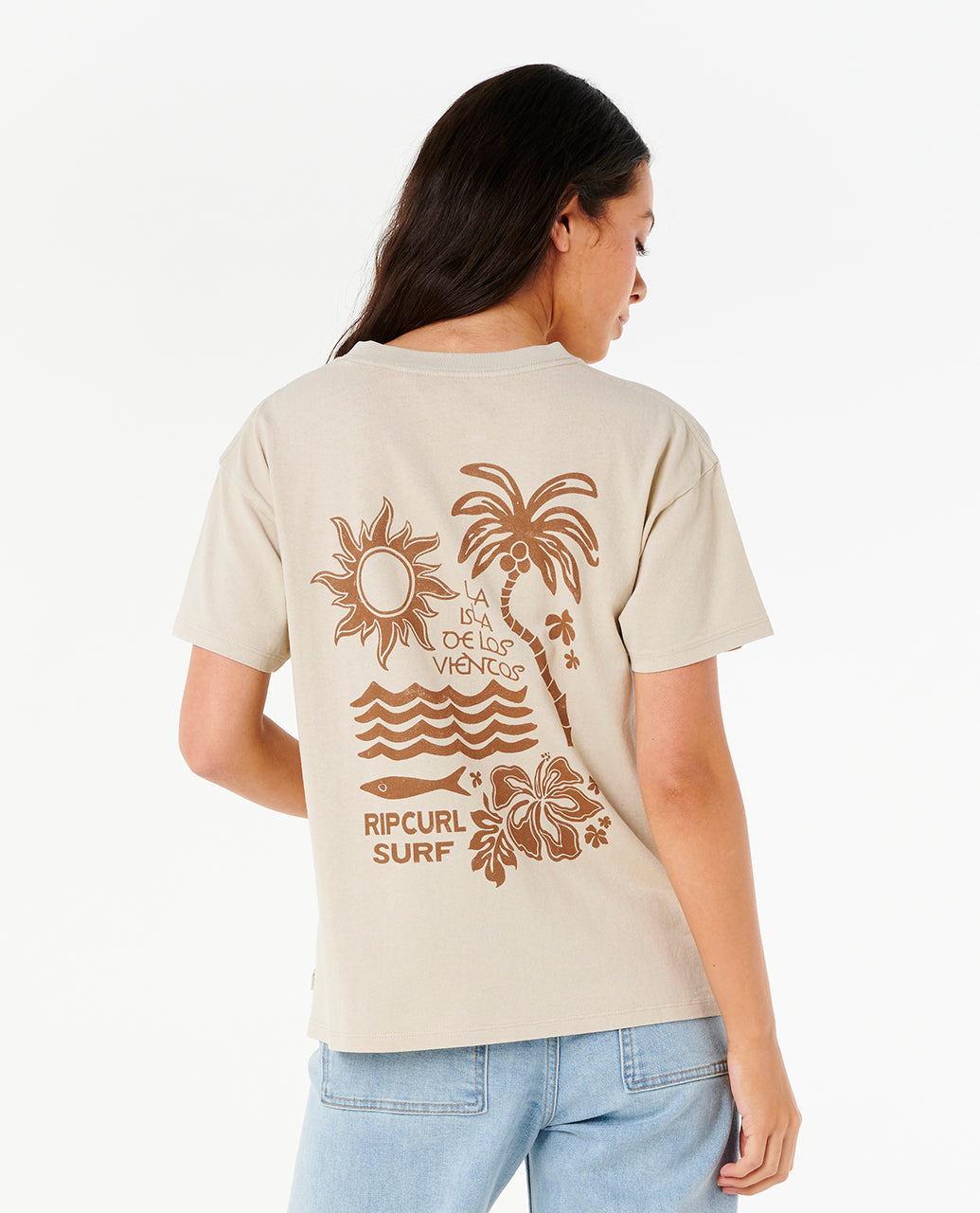 Rip Curl Women Cala Nights Relaxed Tee 0I6WTE