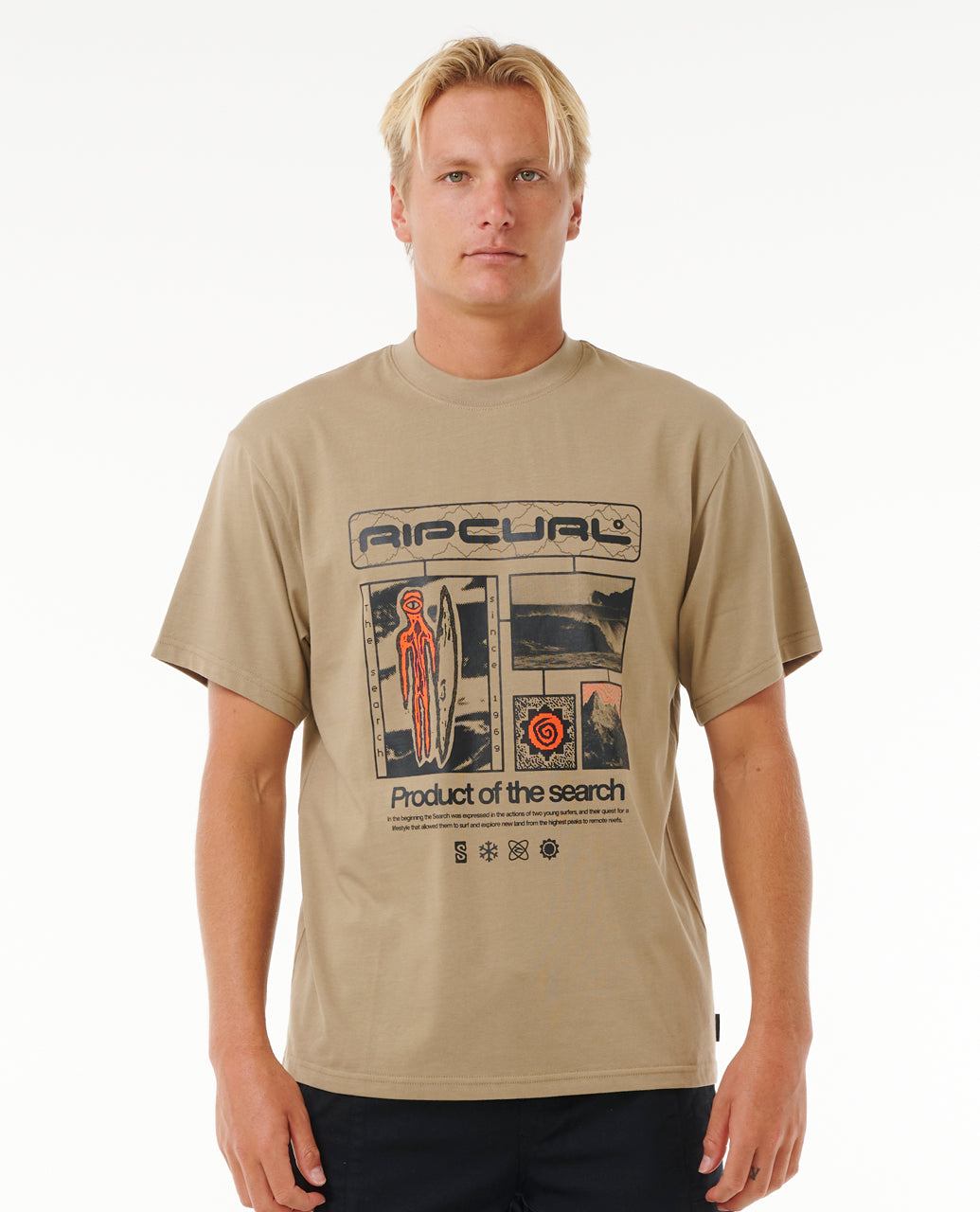 Rip Curl Men Search Exploration Tee 0JPMTE