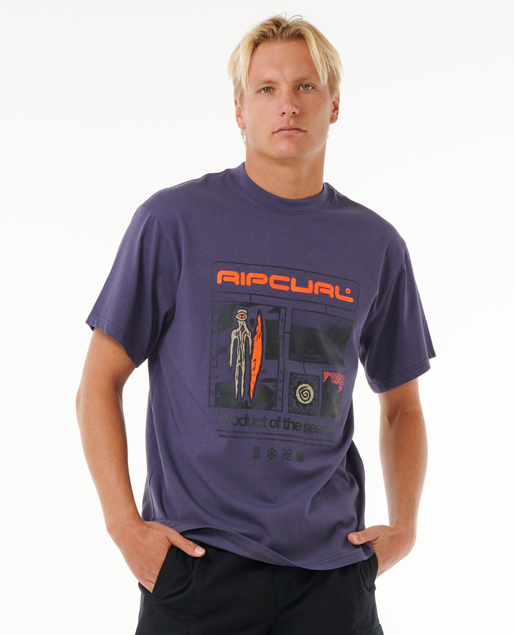 Rip Curl Men Search Exploration Tee 0JPMTE