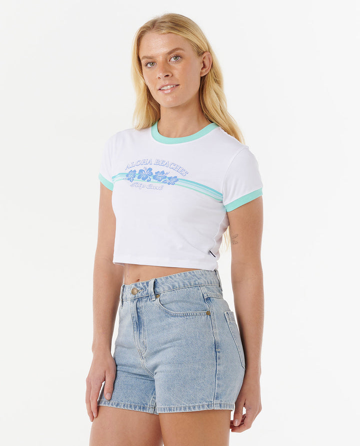 Rip Curl Women Keepsakes Baby Tee 0JTWTE