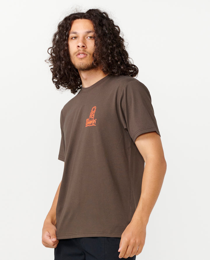 Rip Curl Men Vaporcool Search Stack Tee 0K5MTE