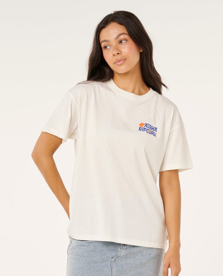 Rip Curl Women Aloha State Relaxed Tee 0KXWTE