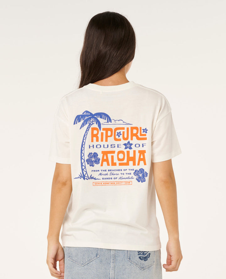 Rip Curl Women Aloha State Relaxed Tee 0KXWTE