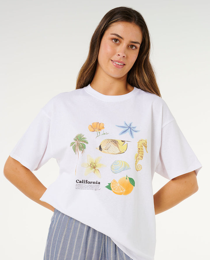 Rip Curl Women Poolside Heritage Tee 0M4WTE