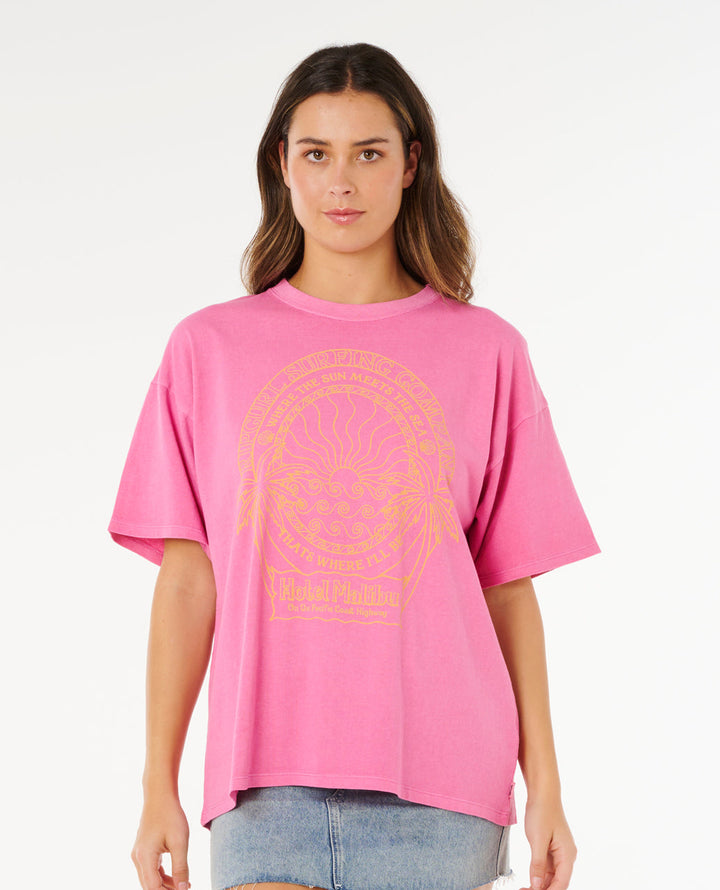 Rip Curl Women Hotel Malibu Heritage Tee 0MSWTE