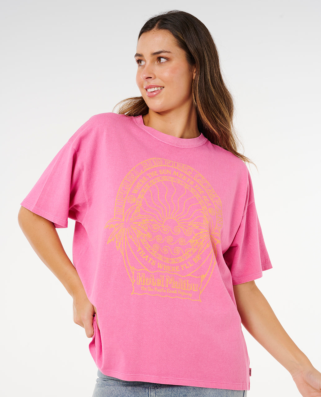 Rip Curl Women Hotel Malibu Heritage Tee 0MSWTE