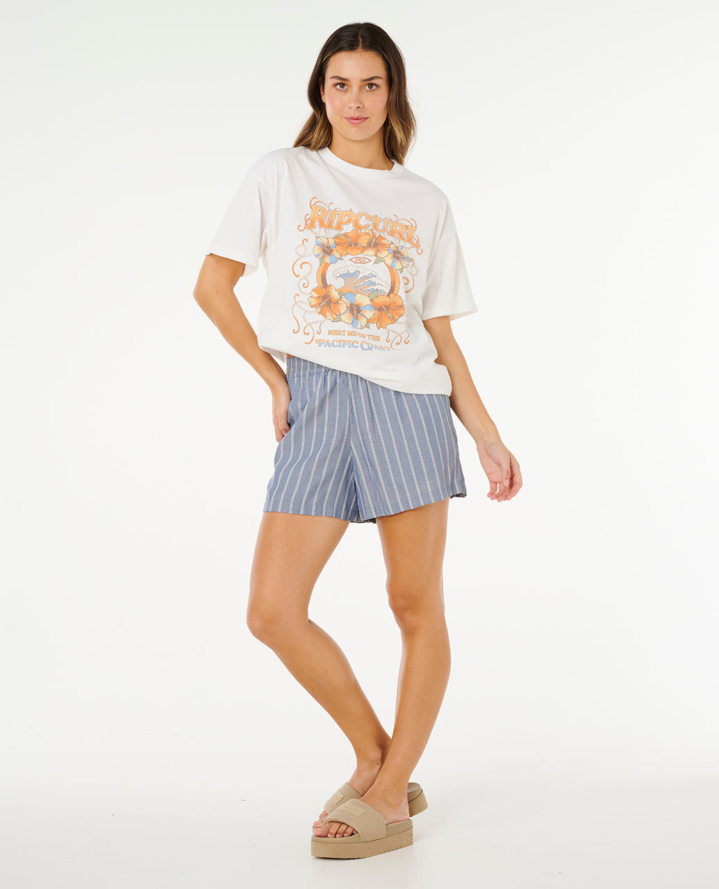 Rip Curl Women Pacific Coast Heritage Tee 0N4WTE