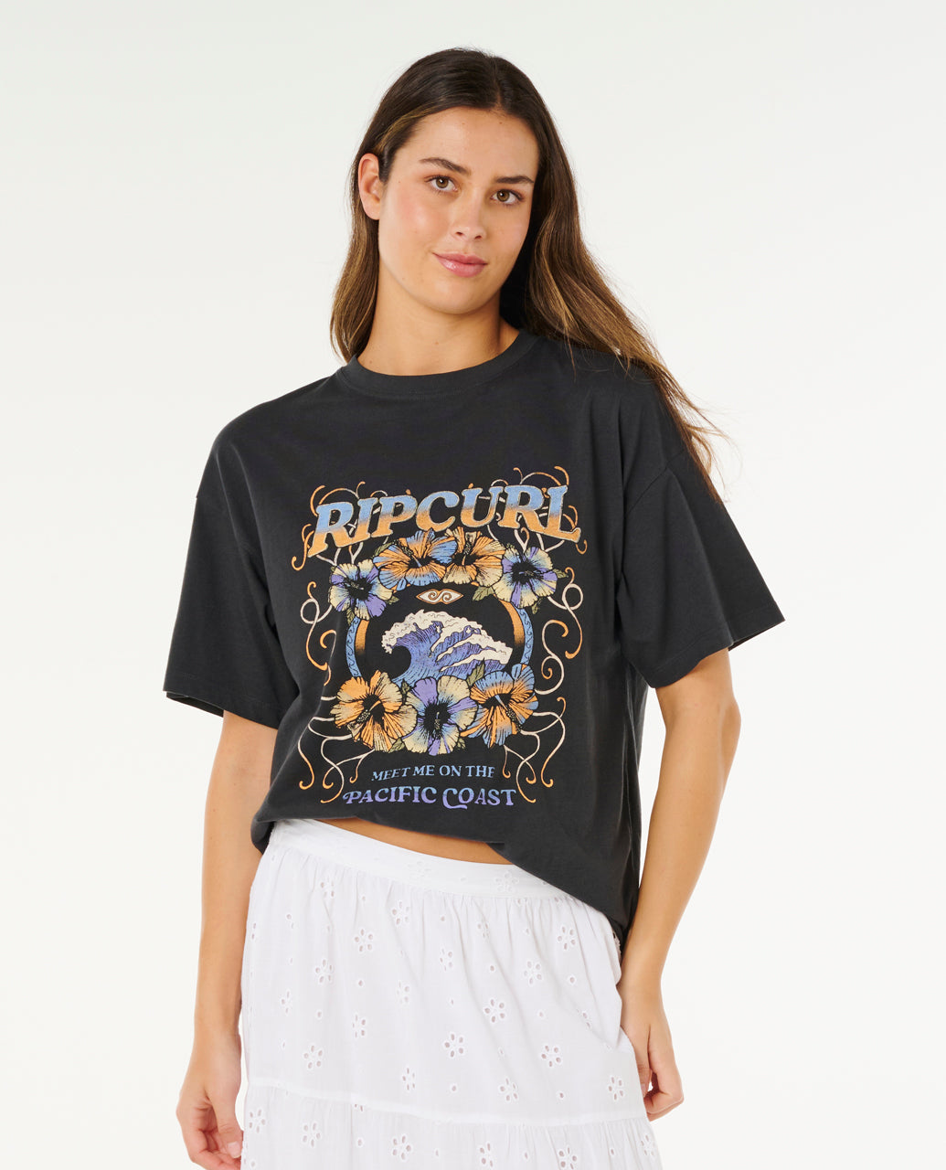 Rip Curl Women Pacific Coast Heritage Tee 0N4WTE
