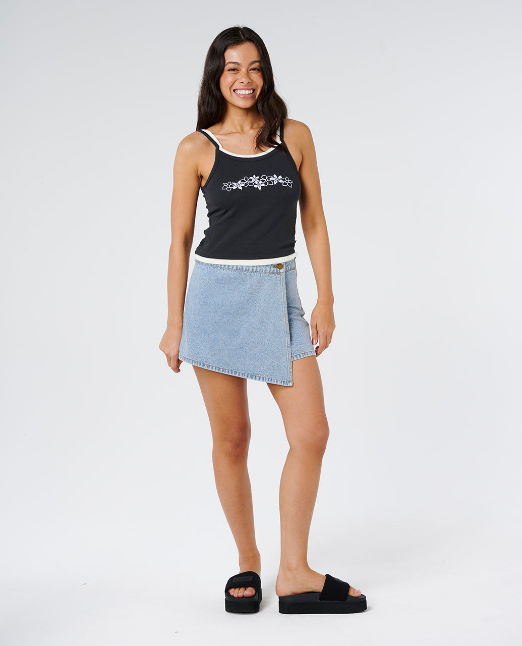 Rip Curl Women Half Moon Bay Layered Tank 0NIWTE
