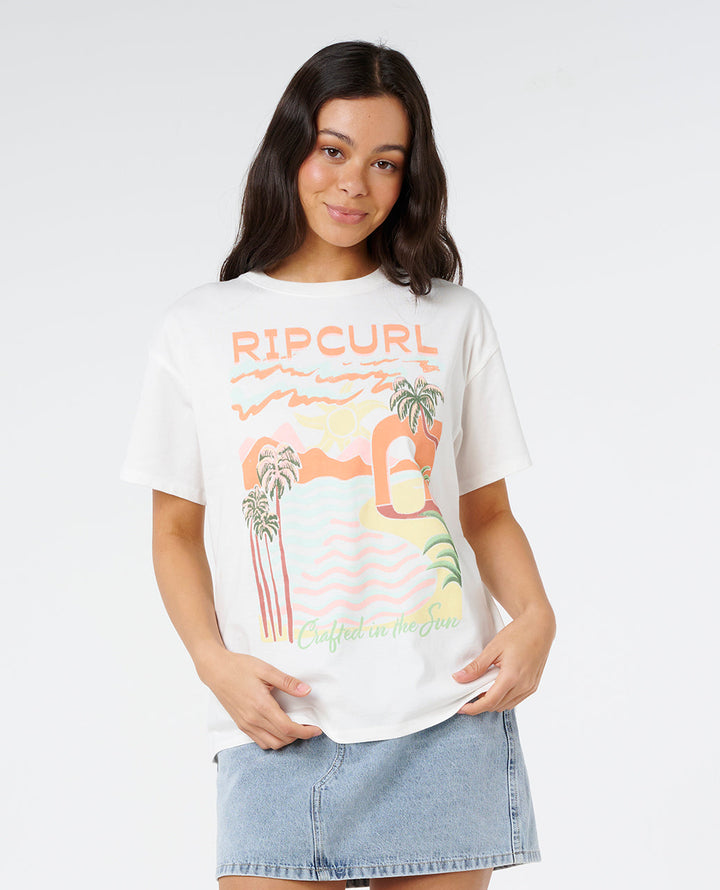 Rip Curl Women Half Moon Bay Relaxed Tee 0OCWTE