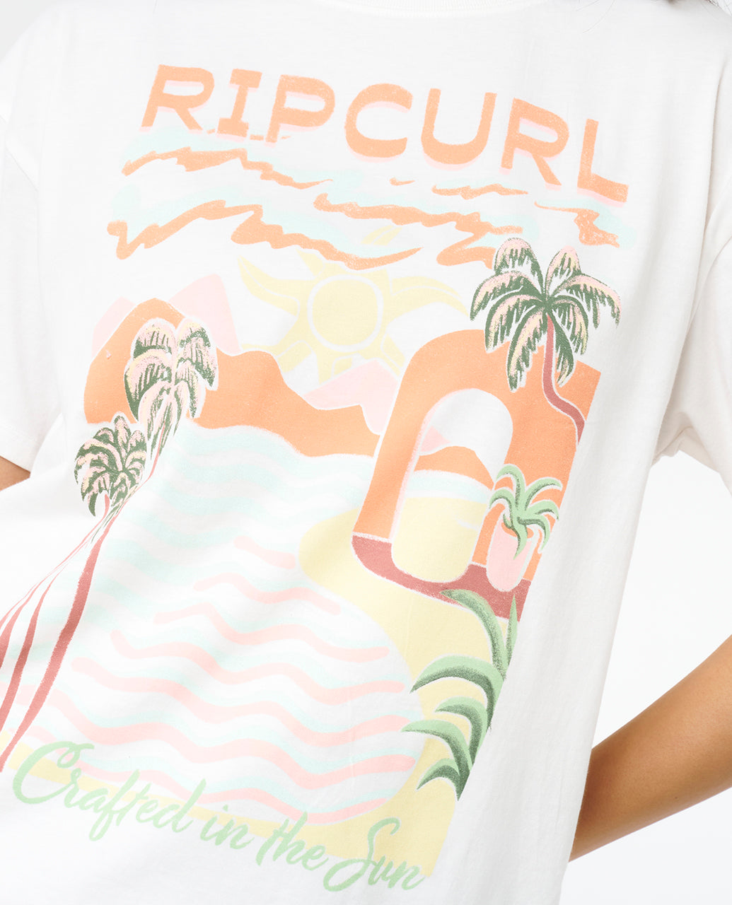 Rip Curl Women Half Moon Bay Relaxed Tee 0OCWTE