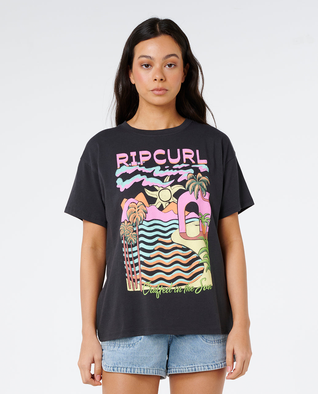 Rip Curl Women Half Moon Bay Relaxed Tee 0OCWTE