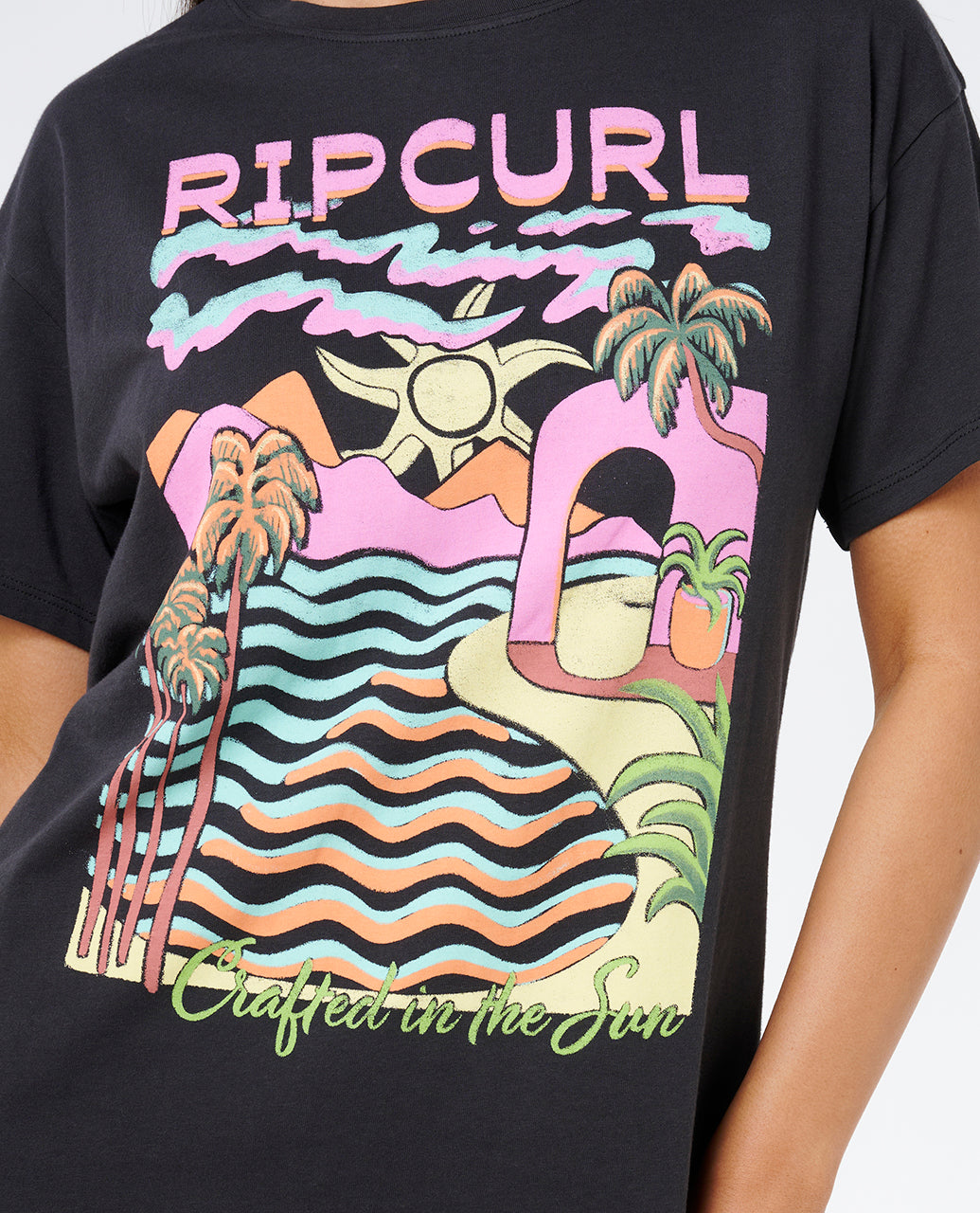Rip Curl Women Half Moon Bay Relaxed Tee 0OCWTE