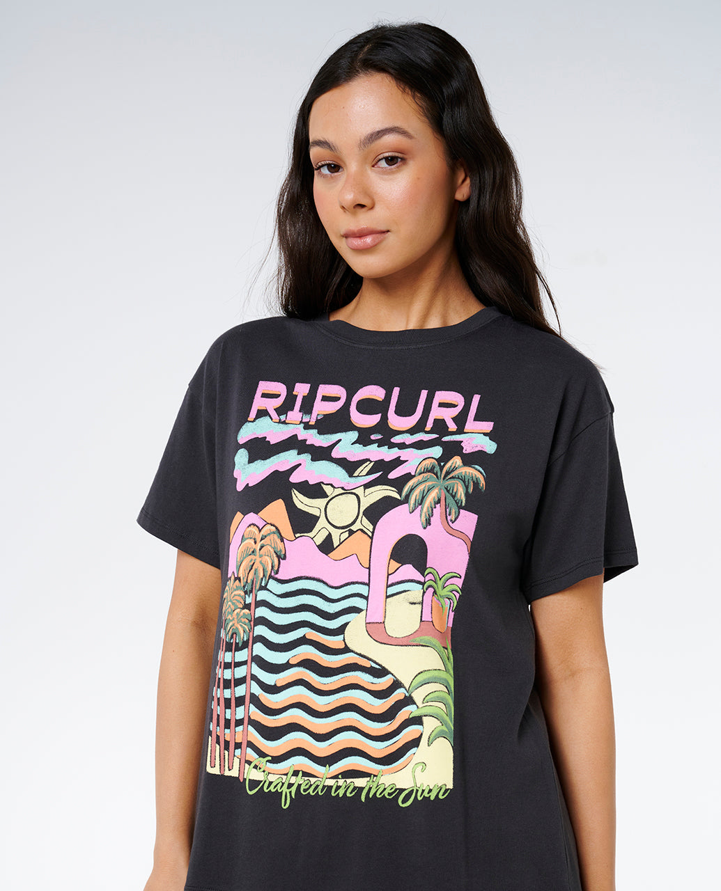 Rip Curl Women Half Moon Bay Relaxed Tee 0OCWTE