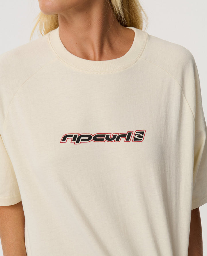 Rip Curl Women Sunset Beach Raglan Boxy Tee 0Q1WTE