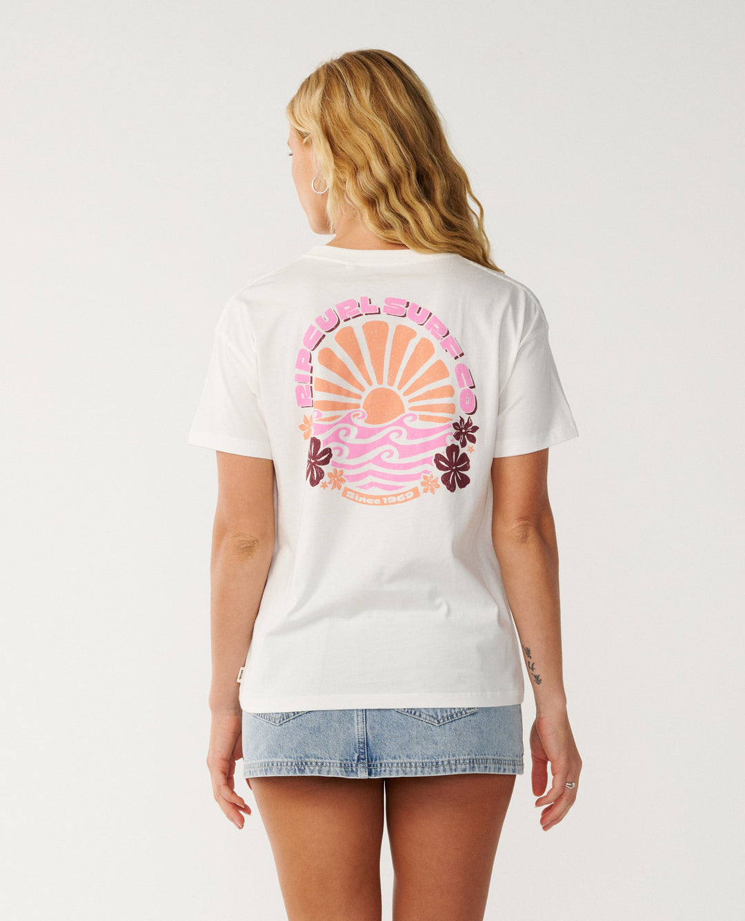 Rip Curl Women Party Wave Relaxed Tee 0Q6WTE
