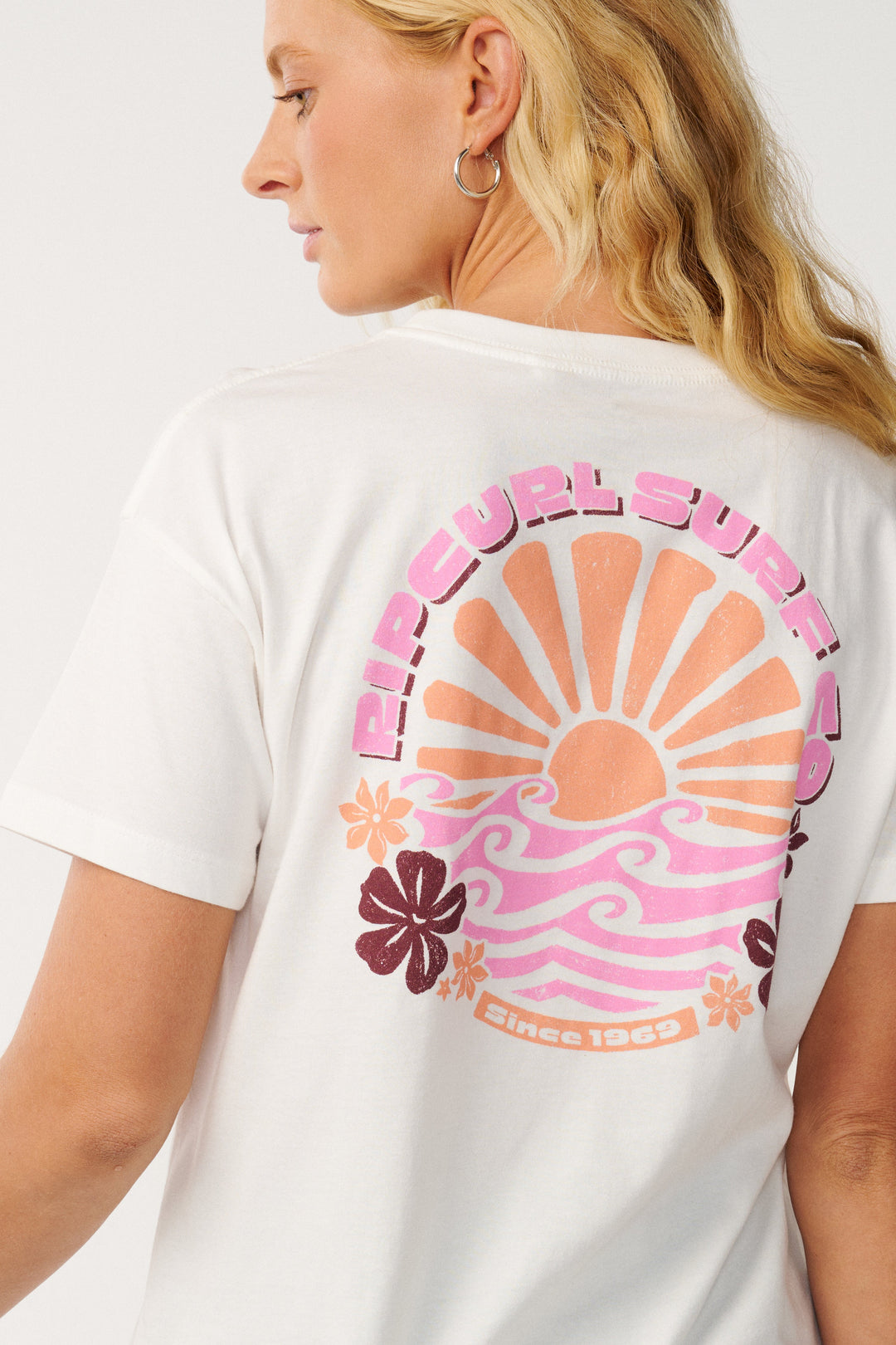 Rip Curl Women Party Wave Relaxed Tee 0Q6WTE