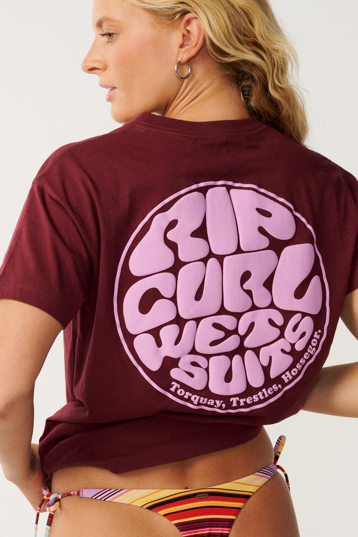 Rip Curl Women Icons Of Surf Relaxed Tee 0RVWTE
