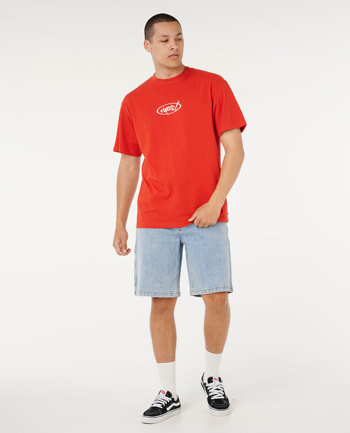 Rip Curl Men Rip Script Tee 0SRMTE