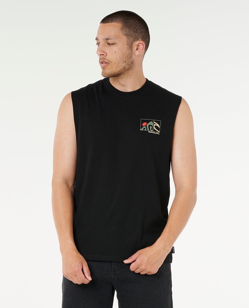 Rip Curl Men Vaporcool Search Peaks Muscle 0UMMTE