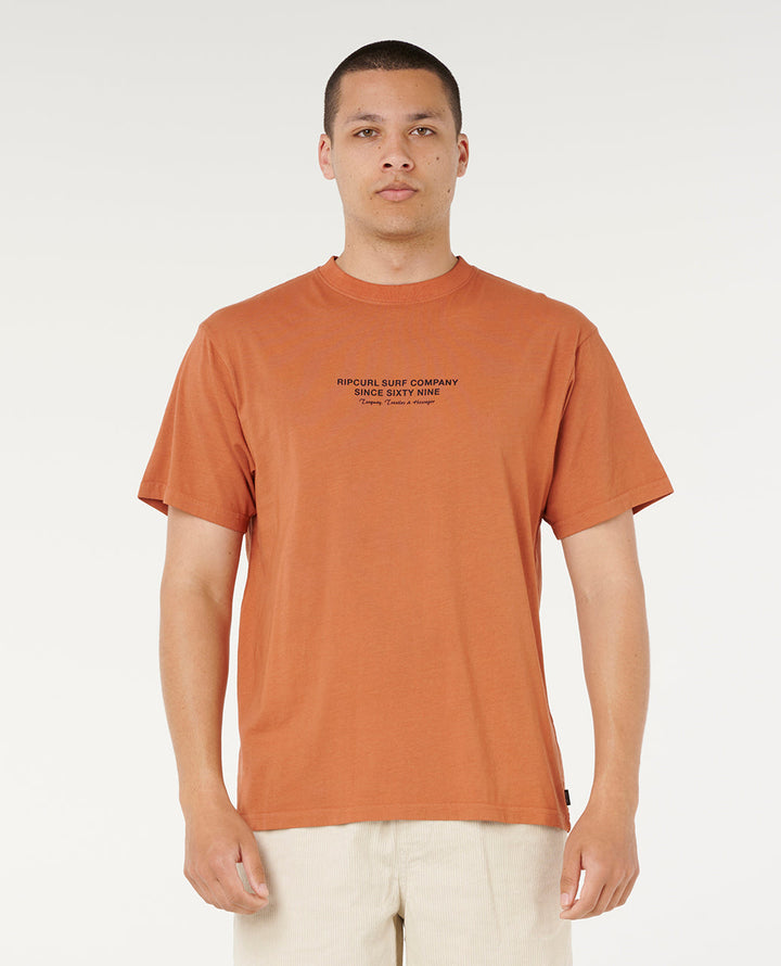 Rip Curl Men Mod Cali Medallion Tee 0WHMTE