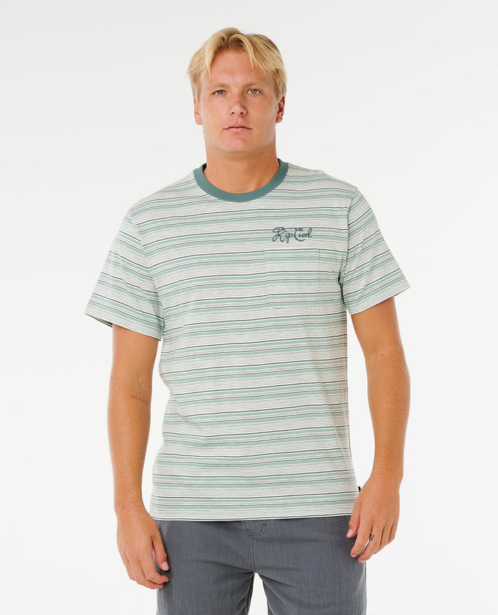 Rip Curl Men Pacific Rinse Stripe Tee 0XAMTE