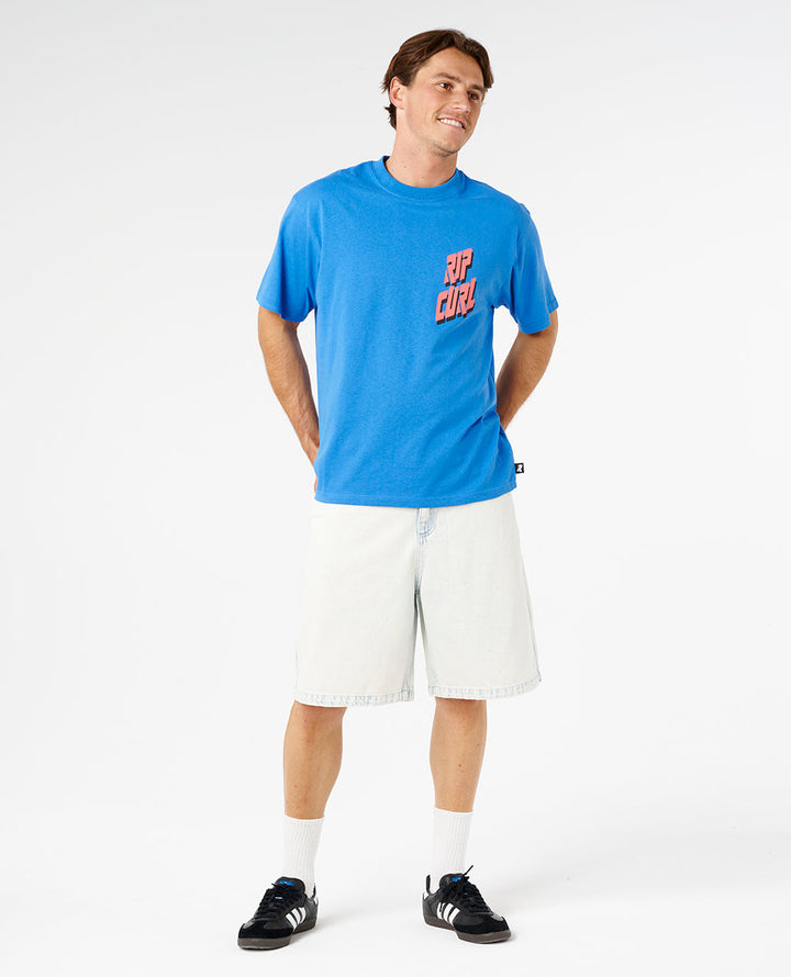 Rip Curl Men Liquid Trips Slant Tee 0ZAMTE